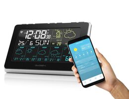 Meteostanice GoGEN ME 3565 SMART, černá/stříbrná