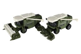 Kombajn/Řezačka RC plast 22cm 27MHz na baterie se světlem 2 druhy v krabici 30x21x12cm