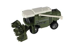 Kombajn/Řezačka RC plast 22cm 27MHz na baterie se světlem 2 druhy v krabici 30x21x12cm
