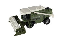 Kombajn/Řezačka RC plast 22cm 27MHz na baterie se světlem 2 druhy v krabici 30x21x12cm