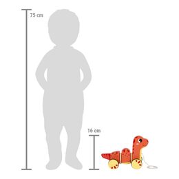 small foot Dřevěná tahací hračka Dino