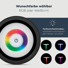 Classbach TL 4025 LED Dobíjecí stolní lampa černá 38 cm