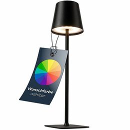 Classbach TL 4025 LED Dobíjecí stolní lampa černá 38 cm