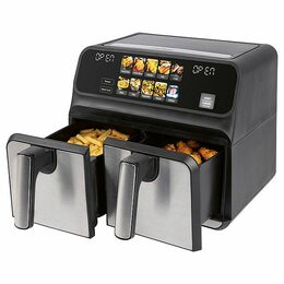 ProfiCook FR 1287 H dvojitá horkovzdušná fritéza s barevným displejem 8l