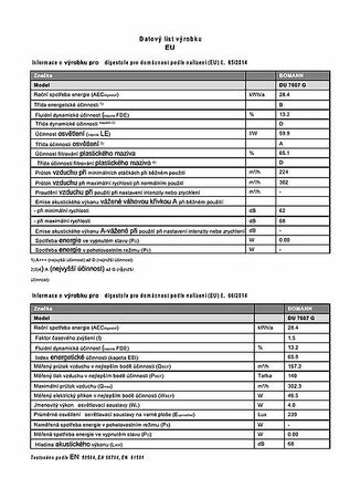 Bomann DU 7607 digestoř sklo/nerez 60cm