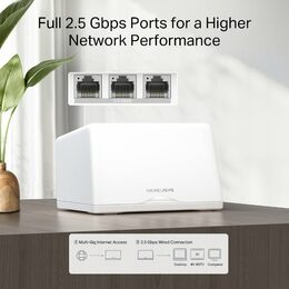 WiFi router TP-Link Halo H47BE(2-pack) WiFi 7, BE9300, 3x 2,5GLAN