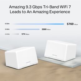WiFi router TP-Link Halo H47BE(2-pack) WiFi 7, BE9300, 3x 2,5GLAN