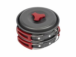 Sada nádobí Acra C20 camping set alluminium pro 1-2 osoby