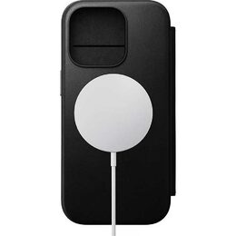 Modern leath folio iPhone 16Pro bk NOMAD