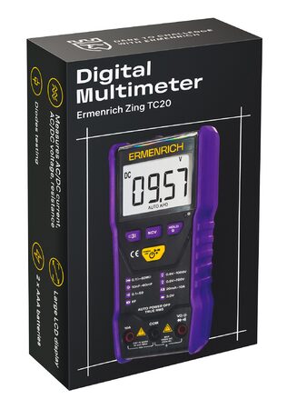 Digitální multimetr Ermenrich Zing TC20