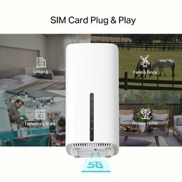 Modem TP-Link Archer NX600 AX3600, 5G/ LTE s WiFi routerem,1x 2.5GLAN, 2x GLAN, 1x GWAN, 1x slot SIM, 2,4/5GHz, EasyMesh