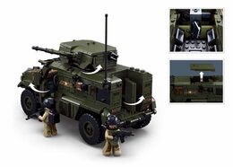 Sluban Model Bricks M38-B1179 Obrněné bojové vozidlo Typhoon VDVS v měřítku 1:35
