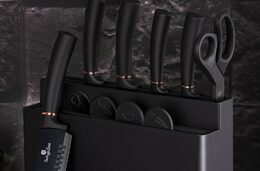 BERLINGERHAUS Sada nožů a krájecích prkének 11 ks Black Rose Collection BH-2491