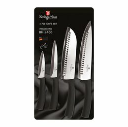 BERLINGERHAUS Sada nožů nerez 4 ks Matte Black Collection BH-2466