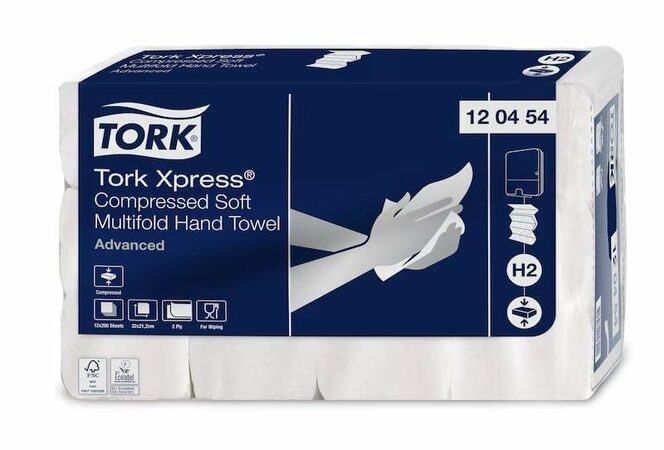 Ručníky Tork papírové skládané Xpress Advanced Soft bílá H2 2400ks - 1krt