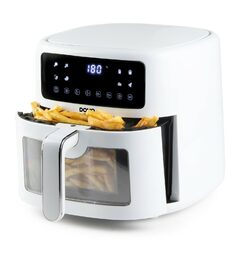 Horkovzdušná fritéza 6 l - digitální - DOMO DO1136FR, 6 L, 1500 W, průhled