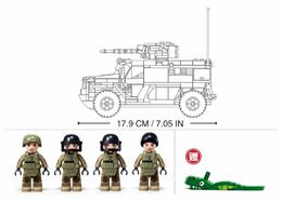 Sluban Model Bricks M38-B1179 Obrněné bojové vozidlo Typhoon VDVS v měřítku 1:35