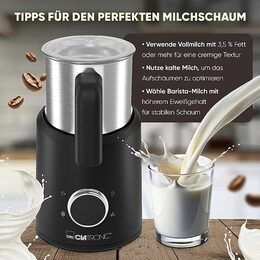 Clatronic MS 3812 pěnič mléka s ohřevem,500W