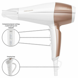 ProfiCare HT 3010 vysoušeč vlasů šampaň