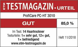 ProfiCare HT 3010 vysoušeč vlasů šampaň