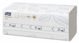 Ručníky Tork papírové skládané Xpress Premium Soft bílá H2 2700ks - 1krt