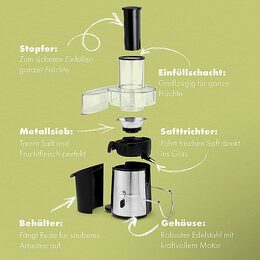 Clatronic AE 3532 odšťavnovač profi