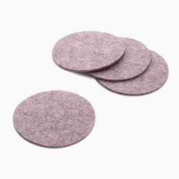 KELA Podtácky plstěné  Alia pr. 10 cm růžová 4 ks KL-12308