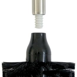 KELA WC štětka La Brosse nerezová rukojeť nylon černá KL-20163