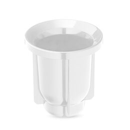 KELA WC sada Alor nerez 18/10 bílá KL-23152
