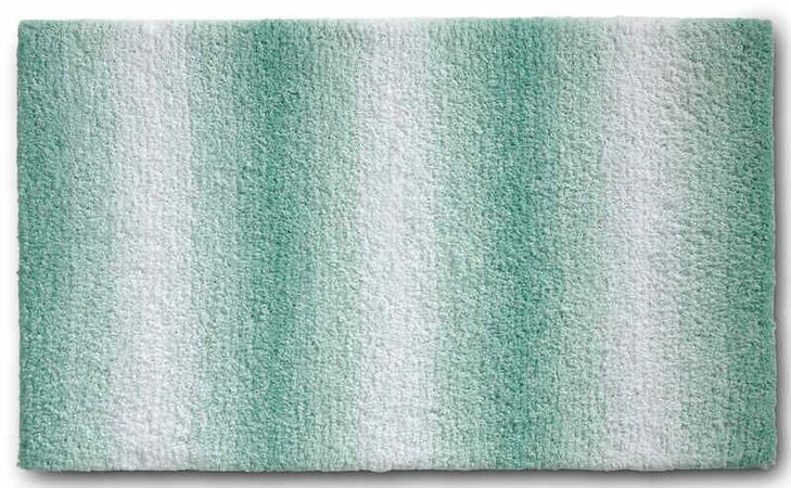 KELA Koupelnová předložka Ombre 100x60 cm  polyester nefritově zelená KL-23562
