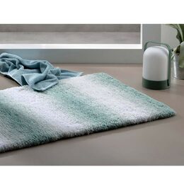 KELA Koupelnová předložka Ombre 100x60 cm  polyester šedá KL-23574