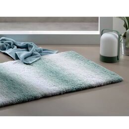 KELA Koupelnová předložka Ombre 100x60 cm  polyester šedá KL-23574