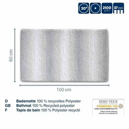 KELA Koupelnová předložka Ombre 100x60 cm  polyester starorůžová KL-23566