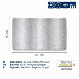 KELA Koupelnová předložka Ombre 100x60 cm  polyester starorůžová KL-23566