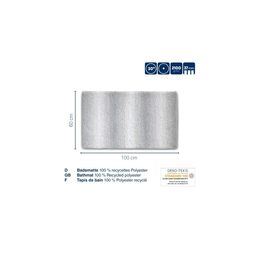 KELA Koupelnová předložka Ombre 100x60 cm  polyester šedá KL-23574