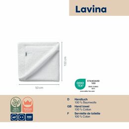 KELA Ručník Lavinia 100% bavlna bílá 50 x100cm KL-23930