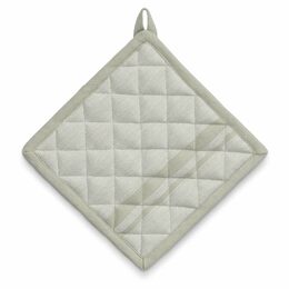 KELA Podložka pod hrnec Tia 100% bavlna kouřově zelená 20,0x20,0cm KL-12744