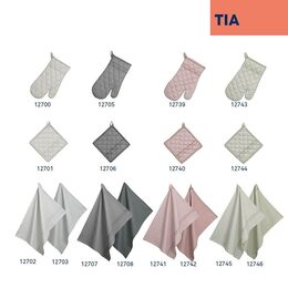 KELA Utěrka vafle Tia 100% bavlna kouřově zelená 70,0x50,0cm KL-12746