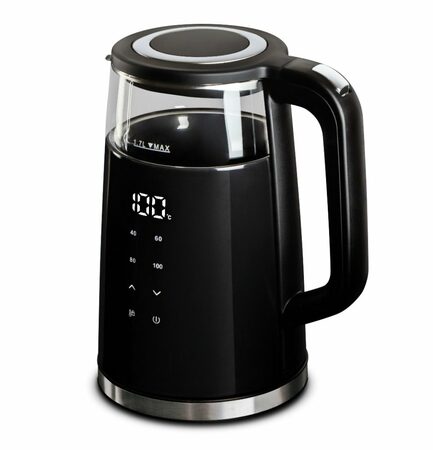 BERLINGERHAUS Rychlovarná konvice s regulací teploty digitální 1,7 l Matte Black Collection BH-9476