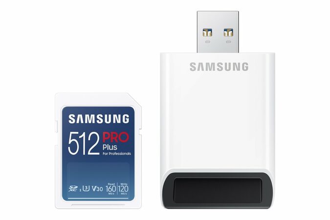 Samsung SDXC 512GB PRO PLUS + USB adaptér
