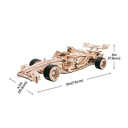 RoboTime 3D dřevěná skládačka Závodní auto