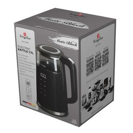 BERLINGERHAUS Rychlovarná konvice s regulací teploty digitální 1,7 l Matte Black Collection BH-9476