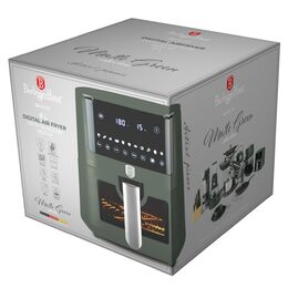 BERLINGERHAUS Horkovzdušná fritéza digitální 8 l Matte Green Collection BH-9710