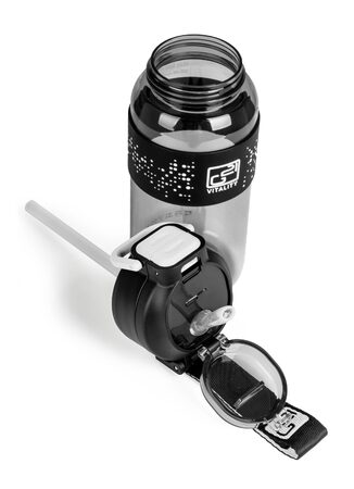 Láhev G21 na pití 600 ml 2v1, šedá