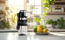 Láhev G21 na pití 600 ml 2v1, šedá