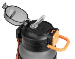 Láhev G21 na pití 600 ml 2v1, šedá zmrzlá
