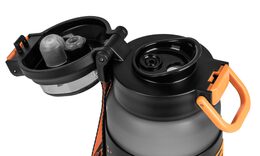 Láhev G21 na pití 600 ml 2v1, šedá zmrzlá