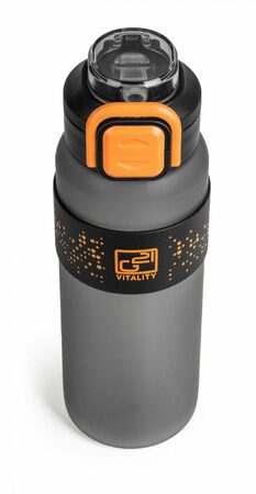 Láhev G21 na pití 1000 ml 2v1, šedá zmrzlá