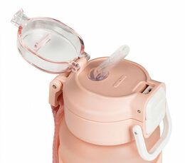 Láhev G21 na pití, 1000 ml 2v1, růžová zmrzlá