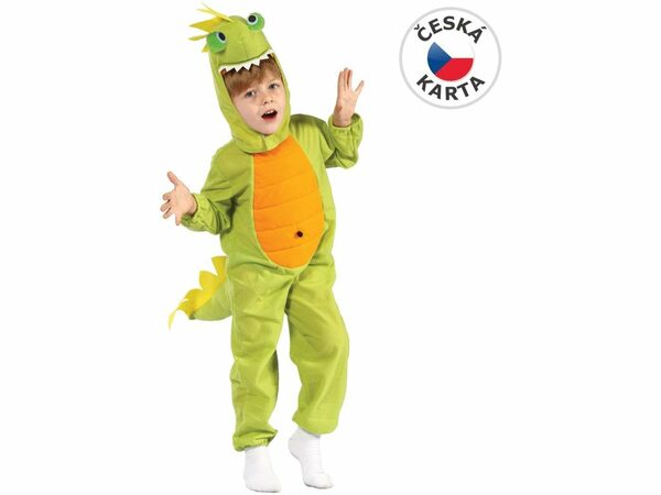 Karnevalový kostým - Dinosaurus, 92-104 cm